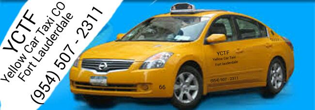 How do you order a taxi in Fort Lauderdale?